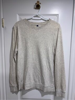 White / Light Grey Sweater